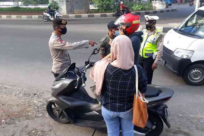 Banyak Pemotor yang Pakai Knalpot Bising Kena Tilang di Depok Selama Operasi Patuh Jaya 2021