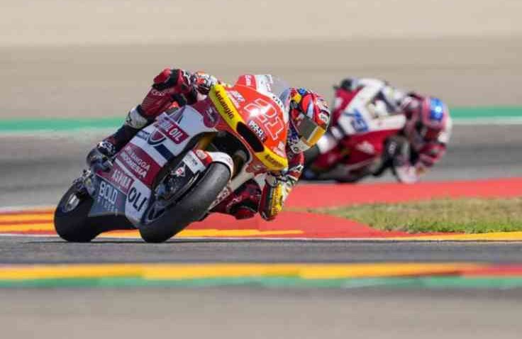 Finish Posisi 6 di Moto2 Aragon 2021, Federal Oil Berikan Apresiasi untuk Fabio Di Giannantonio