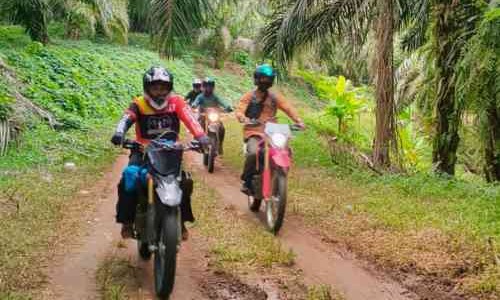 Pecinta Honda CRF150L Tamasya Sambil Tes Kemampuan Motor dan Diri