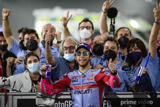  Hasil Kualifikasi MotoGP Qatar 2022, Enea Bastianini Pembelap Federal Oil Gresini Tempati Posisi Dua
