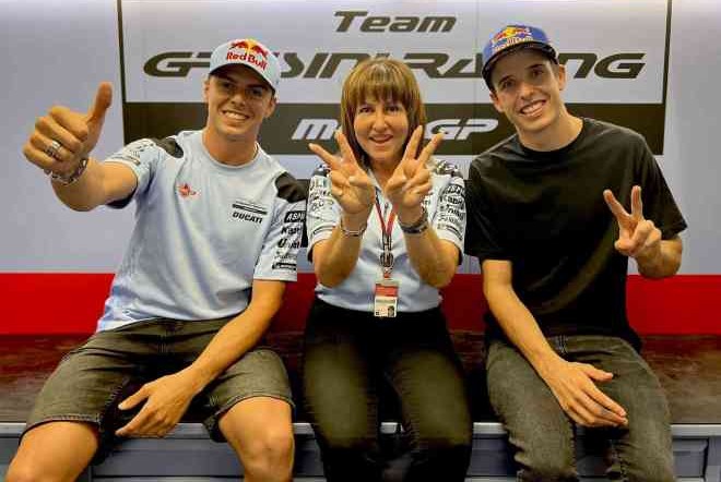  Alex Marquez dan Fabio Di Giannantonio Pembalap Federal Oil Gresini MotoGP 2023