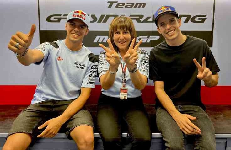  Alex Marquez dan Fabio Di Giannantonio Pembalap Federal Oil Gresini MotoGP 2023