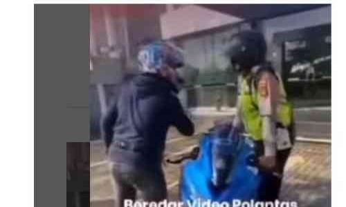  Viral Pemotor ditilang Polisi di Area Diler di lampung, Begini Kejadian yang Sebenarnya
