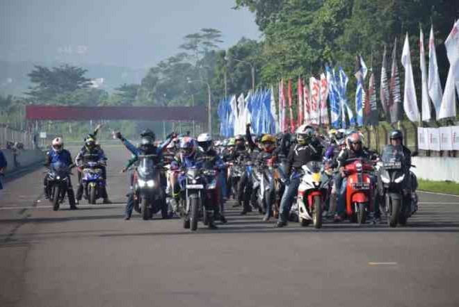 Komunitas Maxi Ikut Ramaikan Acara YSR di Sentul Saat Akhir Pekan