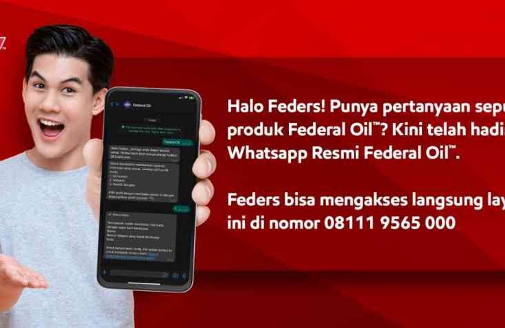 Pengumuman! Buat Feders yang Ingin Bertanya Seputar Federal Oil Bisa Melalui WhatsApp, ini Nomornya