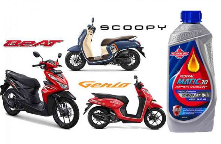 Motor Matic Yang Cocok Menggunakan Federal Oil Matic 30, Motormu Termasuk Ngga, Feders?