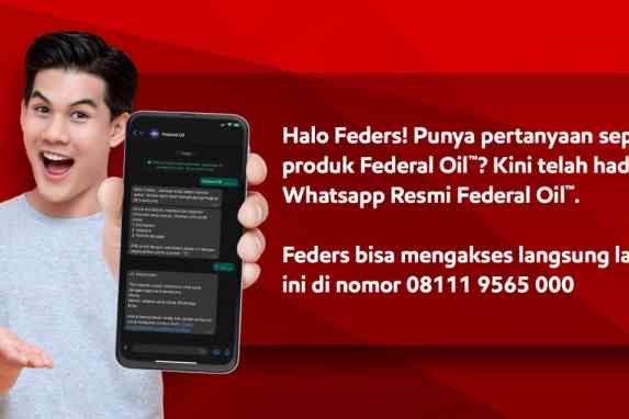 Hai Feders, yang Ingin Bertanya Seputar Produk Federal Oil Bisa Melalui WhatsApp, ini Nomornya