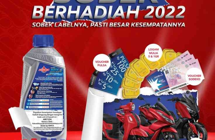 Beli Oli Federal Oil Bisa Dapat Hadiah Motor Yamaha Xmax, Berikut Caranya