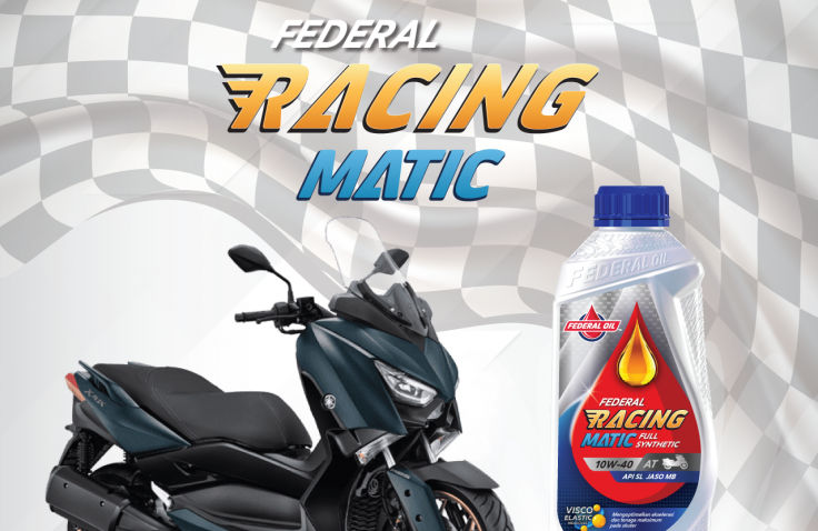 Federal Racing Matic, Pilihan Tepat Untuk Motor Matic 150cc-250cc Kesayanganmu