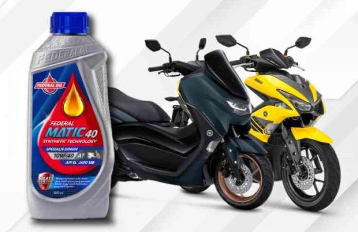 Untuk Pengguna Motor Matic Ini, Jangan Salah Pakai Olinya, Gunakan Federal Matic 40