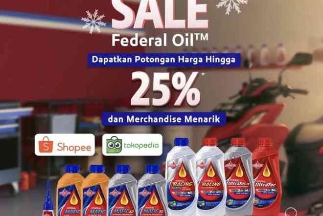 Belanja Produk Federal Oil™ Di e-Commerce, Bisa Dapat Diskon Menarik!