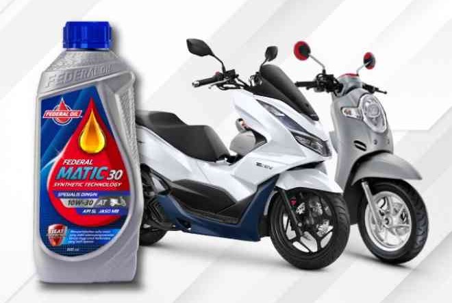 Mau Mesin Motor Matic Kamu Awet, Pakai Federal Matic 30 