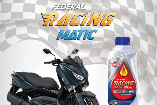 Buat Motor Matic Premium Semakin Nyaman, Selalu Gunakan Oli Federal Racing Matic