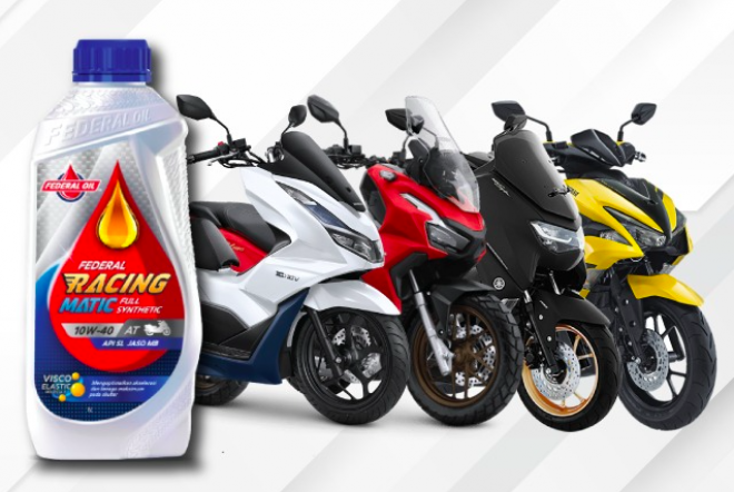 Buat Motor Matic Premium Kamu Semakin Nyaman, Gunakan Selalu Federal Racing Matic