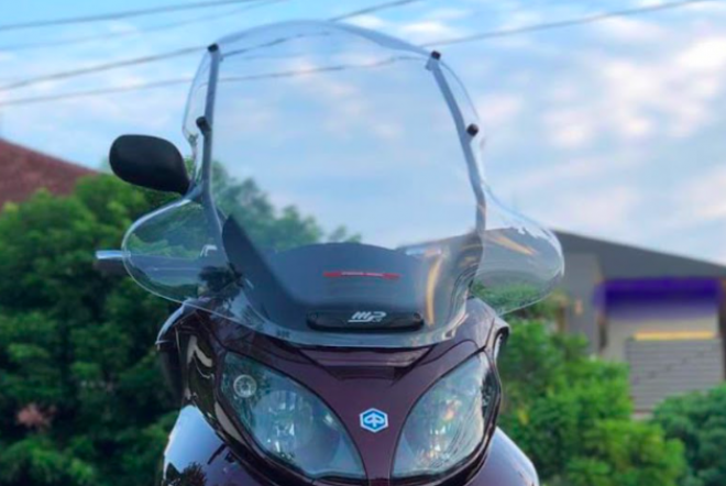Guna Windshield Bagi Sepeda Motor, Ternyata Cukup Penting
