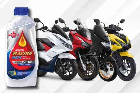 Tetap Jaga Mesin Motor Matic Premium Dengan Oli Federal Racing Matic