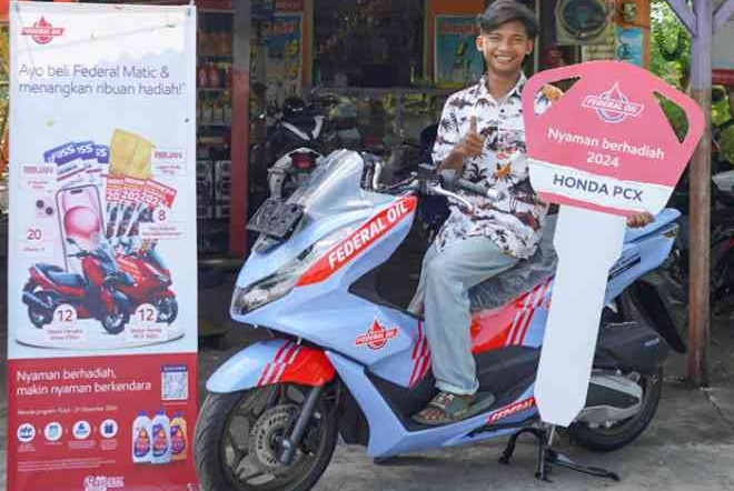 Federal Oil™ Kembali Distribusikan Motor dan Ribuan Hadiah Lainnya Kepada Konsumen Beruntung Produk Federal Matic