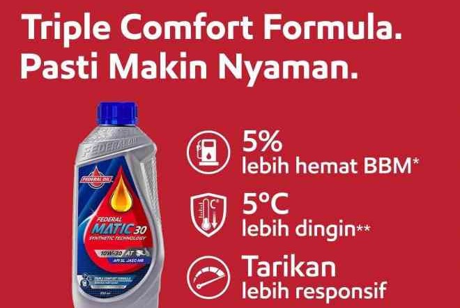 Tarikan Responsif, Mesin Lebih Dingin, dan Irit BBM? Triple Comfort Formula Solusinya!