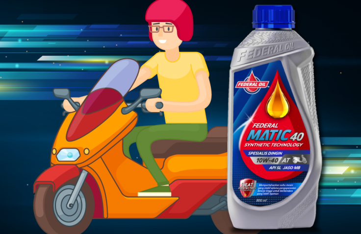 Maksimalkan Kinerja Mesin Motor Matic Premium Kamu Dengan Federal Matic 40